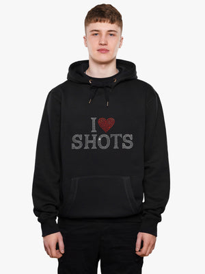 I Love Shots Regular Hoodie