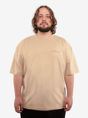 Friends Grow Together Boxy Premium Beige T-shirt
