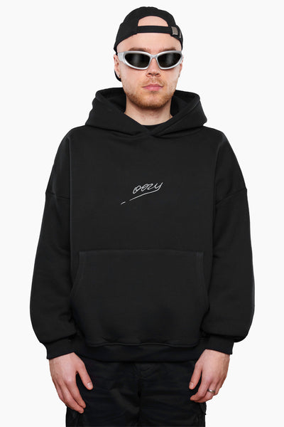 Załaduj obraz do przeglądarki galerii, Dama z Flachą Oversize Premium Hoodie Black