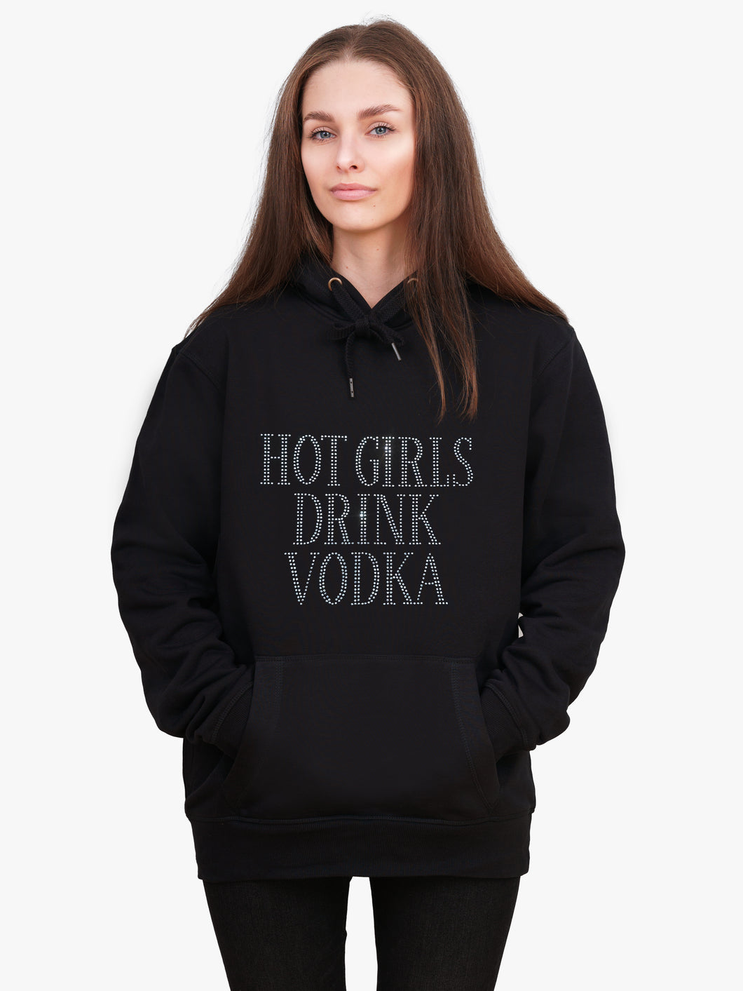 Hot Girls Drink Vodka Regular Hoodie