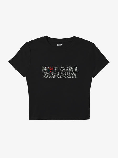 Załaduj obraz do przeglądarki galerii, Hot Girl Summer Baby Tee S - STOCK SALE