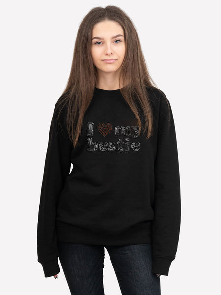 Załaduj obraz do przeglądarki galerii, I Love My Bestie Crewneck Oversize