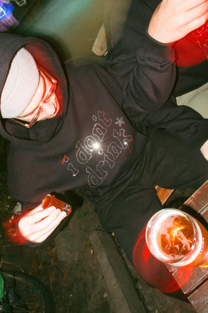 i Don't Drink Oversize Premium Hoodie