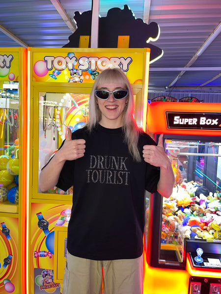 Załaduj obraz do przeglądarki galerii, Drunk Tourist Boxy Premium T-shirt