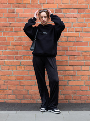 Dama z Flachą Oversize Premium Hoodie Black