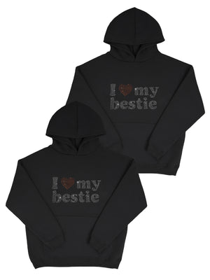 2PAK I Love My Bestie Oversize Premium Hoodie
