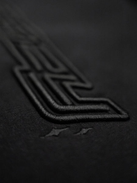 Załaduj obraz do przeglądarki galerii, OOZY 3D Logo Oversize Black Hoodie M - STOCK SALE