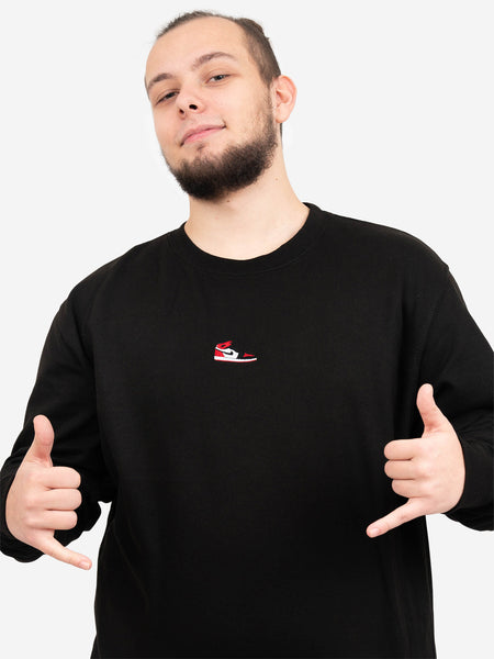 Załaduj obraz do przeglądarki galerii, Shoozy JRD Crewneck Czarny - STOCK SALE