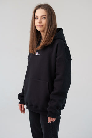 Shoozy YZY Oversize Premium Black Hoodie S/L - STOCK SALE
