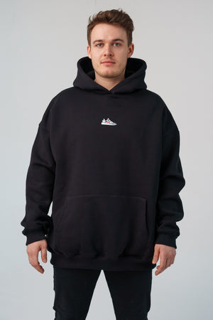 Shoozy YZY Oversize Premium Black Hoodie S/L - STOCK SALE