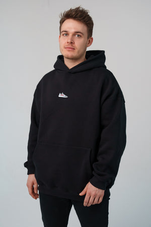 Shoozy YZY Oversize Premium Black Hoodie S/L - STOCK SALE