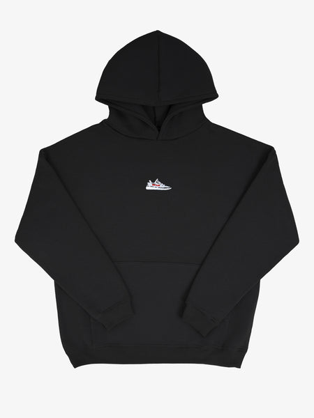 Załaduj obraz do przeglądarki galerii, Shoozy YZY Oversize Premium Black Hoodie S/L - STOCK SALE
