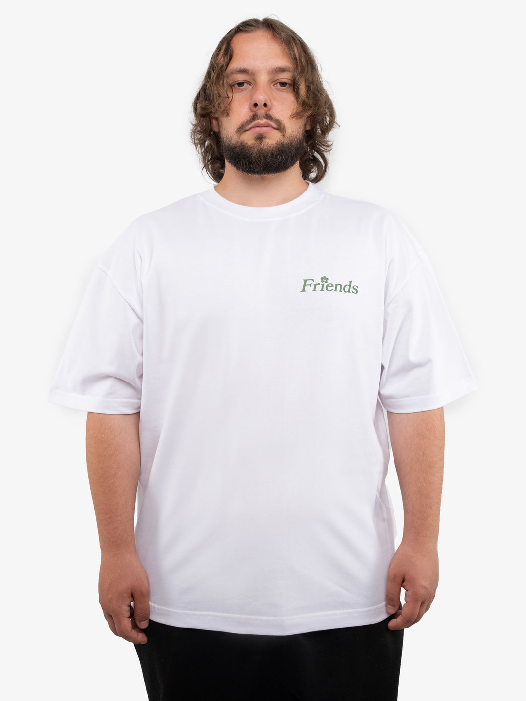 Friends Grow Together Boxy Premium White T-shirt