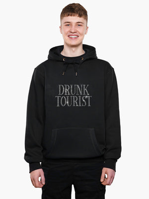 Drunk Tourist Regular Hoodie Black