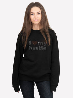 I Love My Bestie Crewneck Oversize
