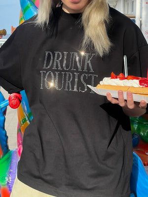 Drunk Tourist Boxy Premium T-shirt