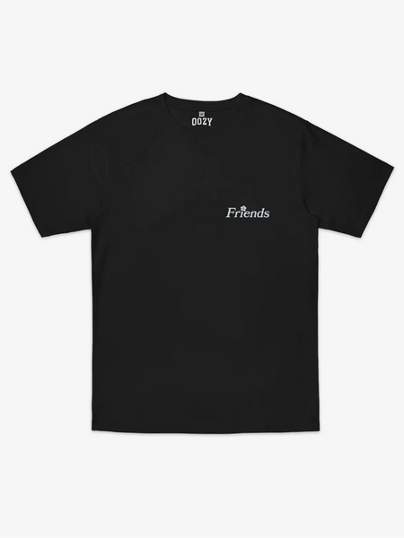 Załaduj obraz do przeglądarki galerii, Friends Grow Together Regular Black T-shirt
